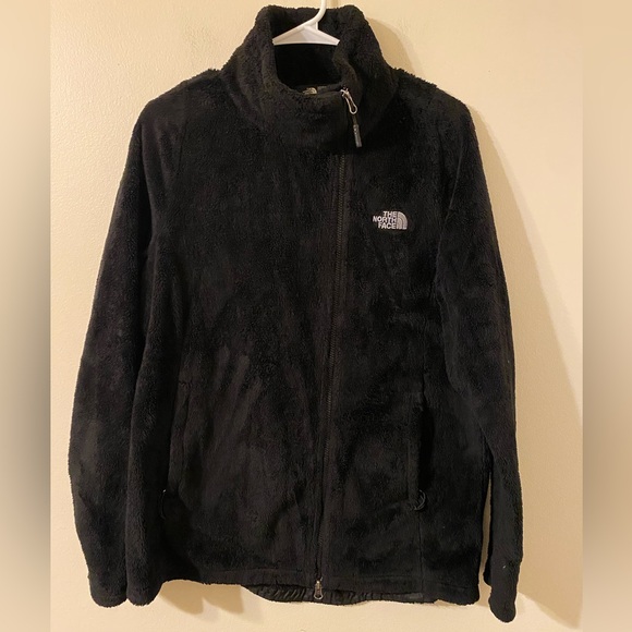 Womens The North Face Black Osito Fleece Parka NF0A2TED Size Large - Picture 1 of 4